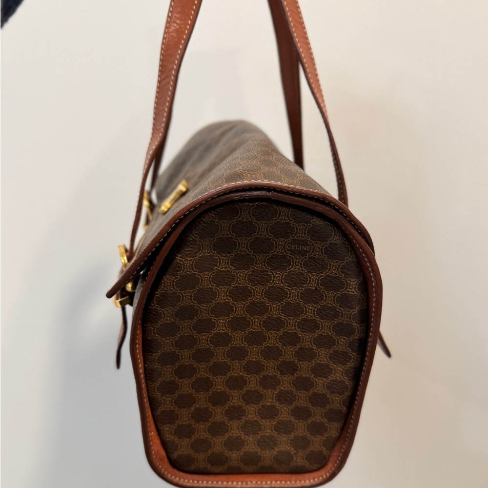 Authentic Celine Triomphe Top Handle Boston Bag - Picture 3 of 8